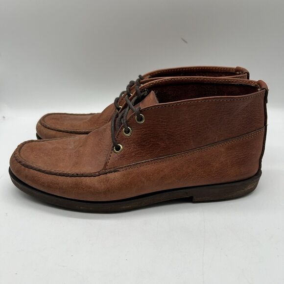 GOKEY COMPANY SPORTING CHUKKA ANKLE LEATHER BOOTS Moccasins SHOES SZ 10 D - Picture 1 of 8